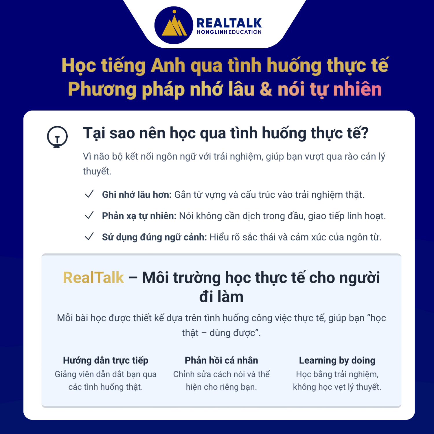 Học tiếng Anh qua tình huống thực tế: Phương pháp giúp bạn nhớ lâu và nói tự nhiên